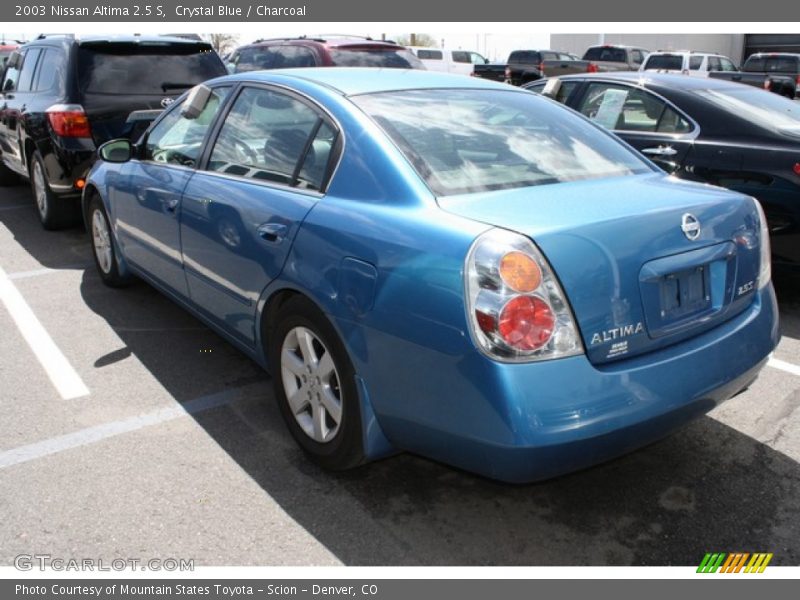Crystal Blue / Charcoal 2003 Nissan Altima 2.5 S