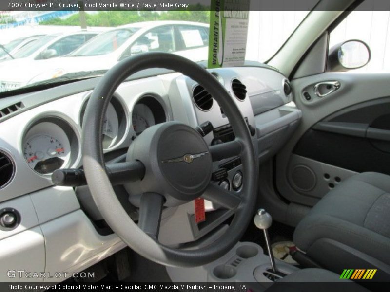 Cool Vanilla White / Pastel Slate Gray 2007 Chrysler PT Cruiser