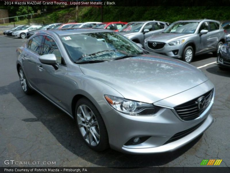 Liquid Siver Metallic / Black 2014 Mazda MAZDA6 Grand Touring