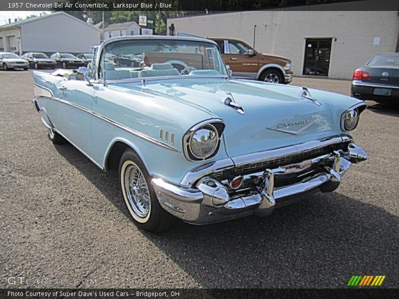 Front 3/4 View of 1957 Bel Air Convertible