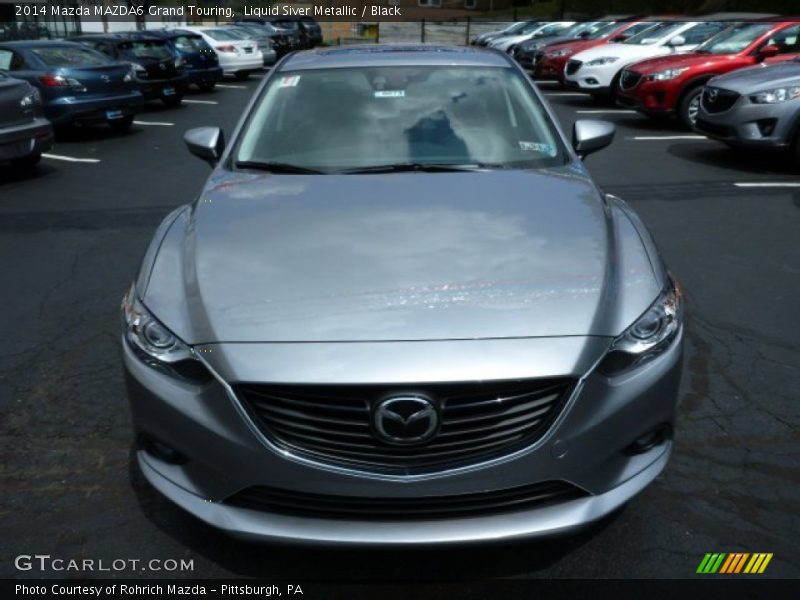 Liquid Siver Metallic / Black 2014 Mazda MAZDA6 Grand Touring