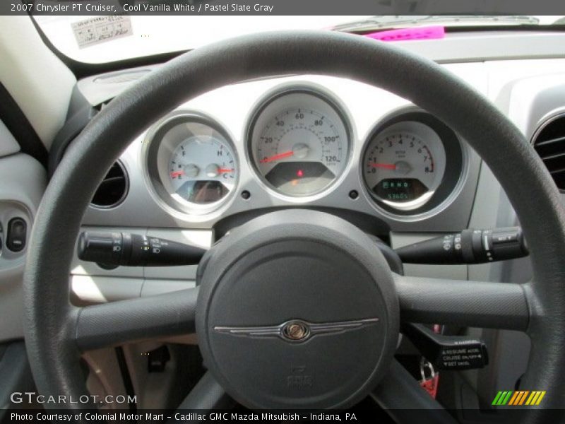 Cool Vanilla White / Pastel Slate Gray 2007 Chrysler PT Cruiser