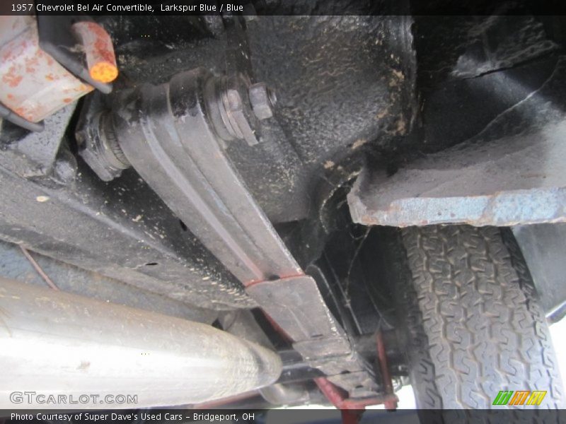 Undercarriage of 1957 Bel Air Convertible