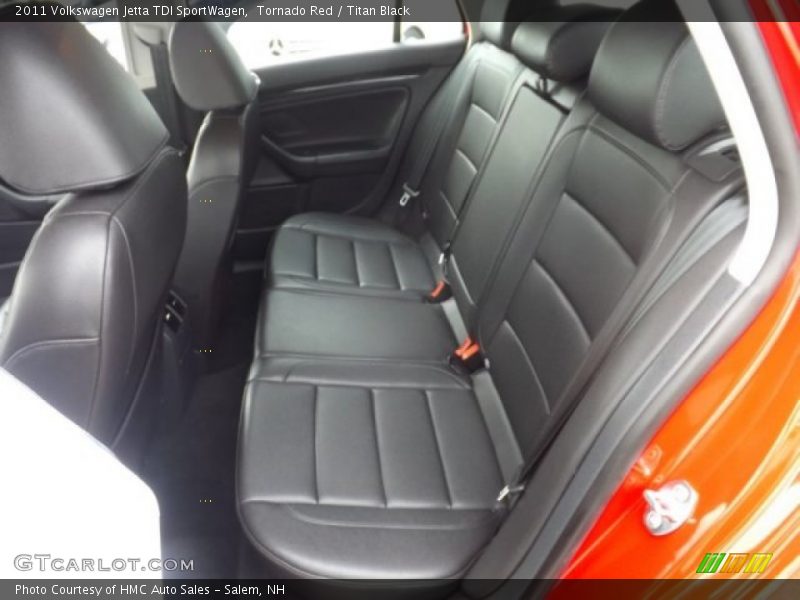 Tornado Red / Titan Black 2011 Volkswagen Jetta TDI SportWagen
