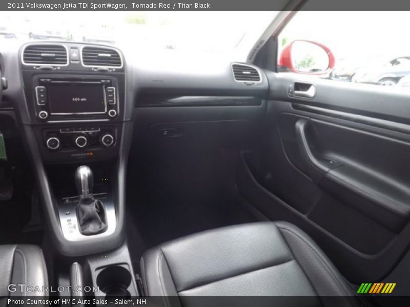 Tornado Red / Titan Black 2011 Volkswagen Jetta TDI SportWagen