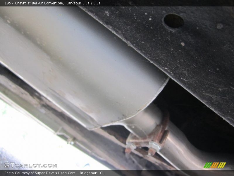 Larkspur Blue / Blue 1957 Chevrolet Bel Air Convertible