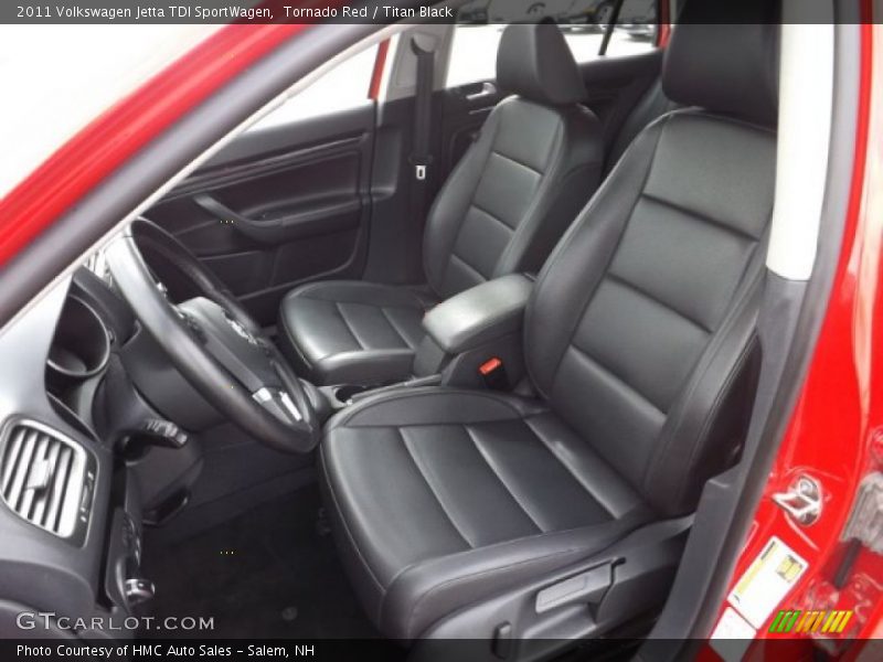  2011 Jetta TDI SportWagen Titan Black Interior