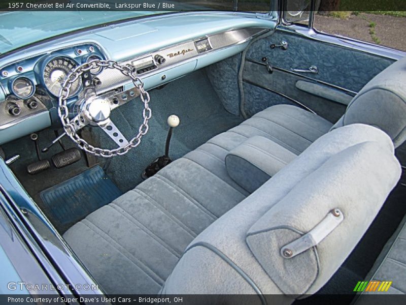  1957 Bel Air Convertible Blue Interior