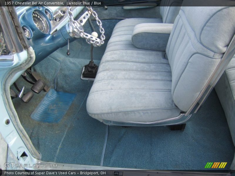 Front Seat of 1957 Bel Air Convertible