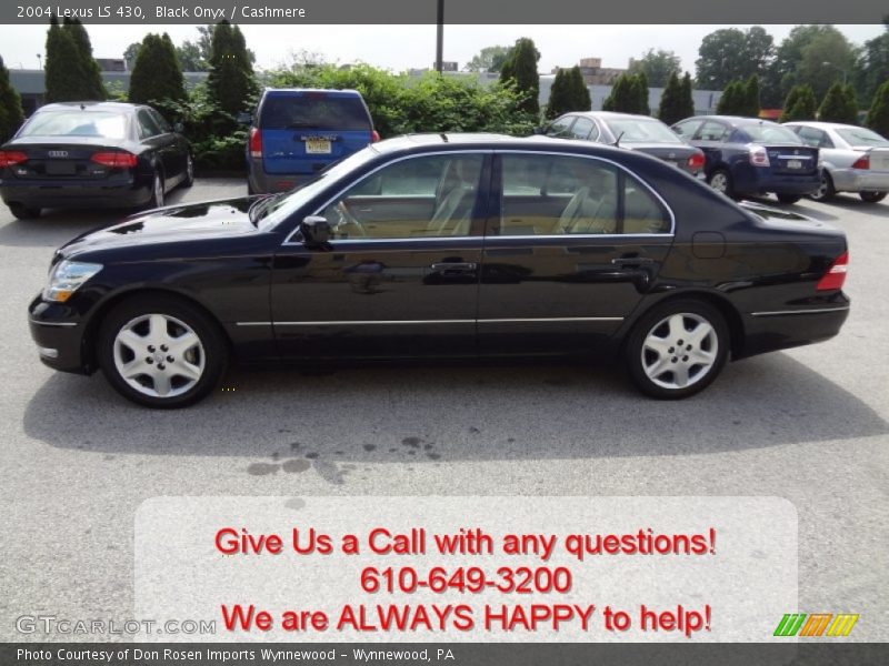 Black Onyx / Cashmere 2004 Lexus LS 430