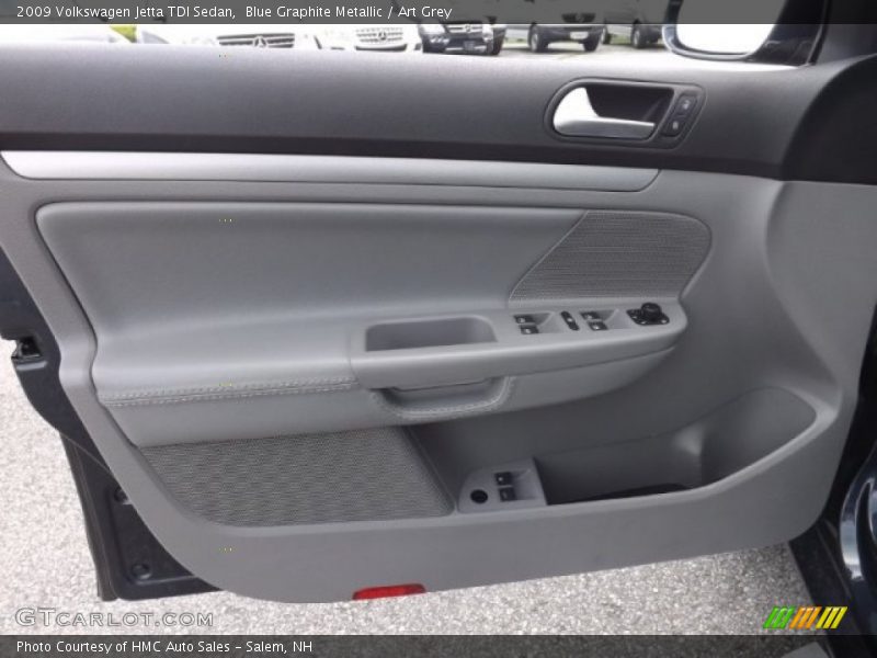Blue Graphite Metallic / Art Grey 2009 Volkswagen Jetta TDI Sedan