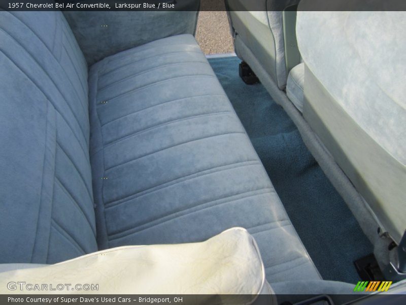 Larkspur Blue / Blue 1957 Chevrolet Bel Air Convertible
