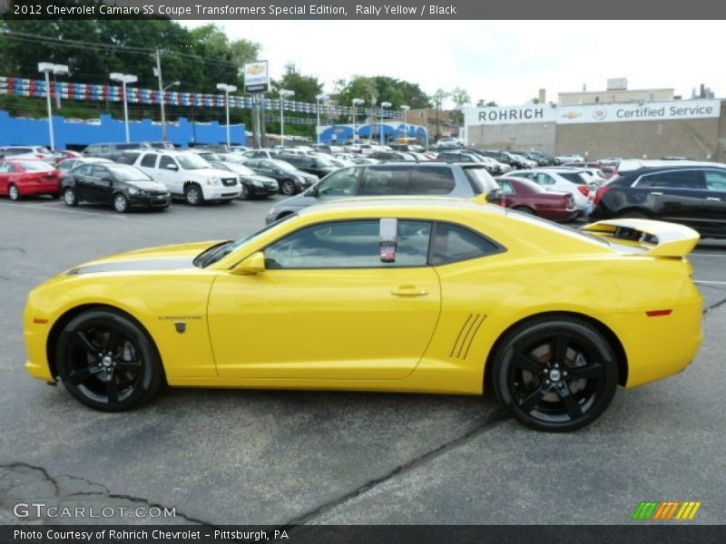 Rally Yellow / Black 2012 Chevrolet Camaro SS Coupe Transformers Special Edition