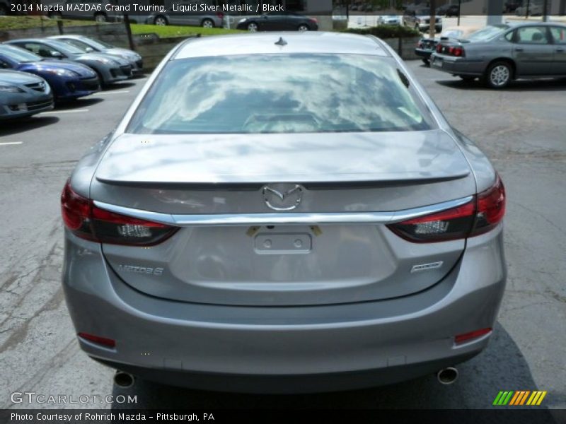 Liquid Siver Metallic / Black 2014 Mazda MAZDA6 Grand Touring