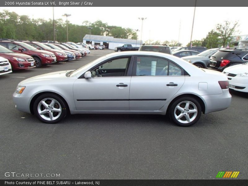 Bright Silver / Gray 2006 Hyundai Sonata LX V6