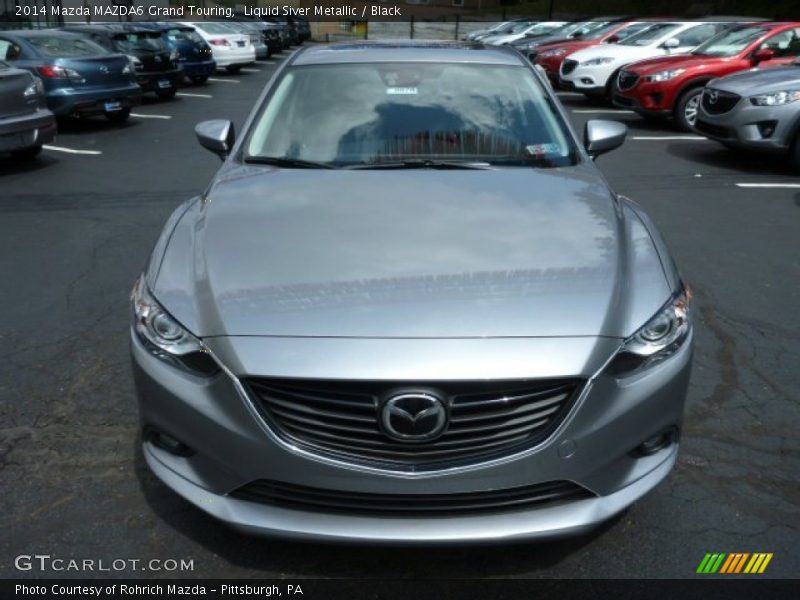 Liquid Siver Metallic / Black 2014 Mazda MAZDA6 Grand Touring