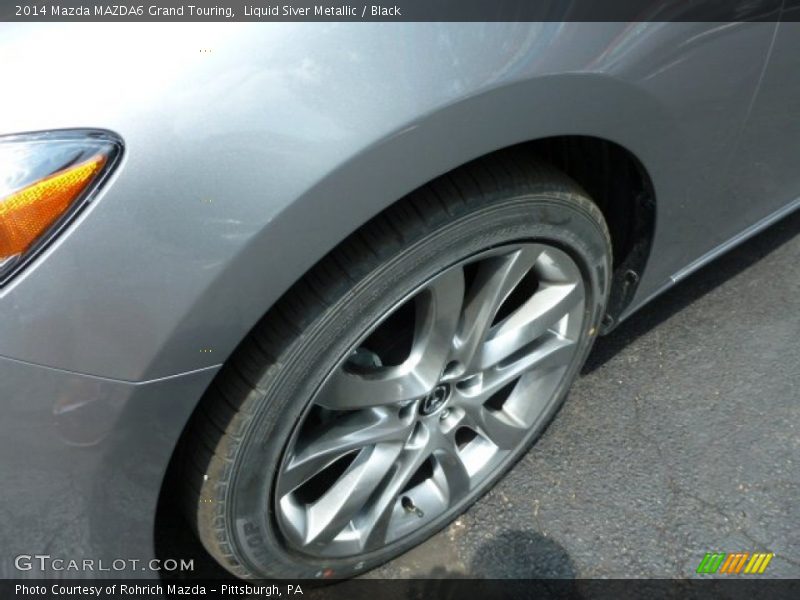 Liquid Siver Metallic / Black 2014 Mazda MAZDA6 Grand Touring