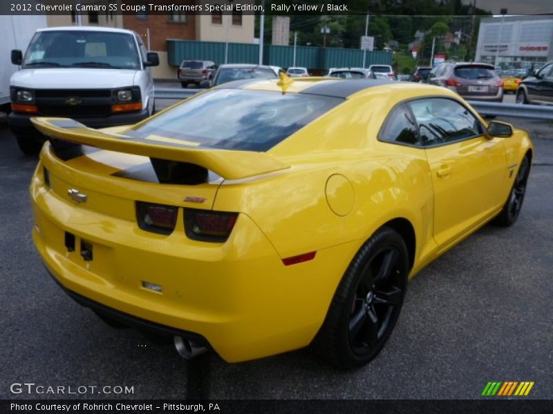  2012 Camaro SS Coupe Transformers Special Edition Rally Yellow