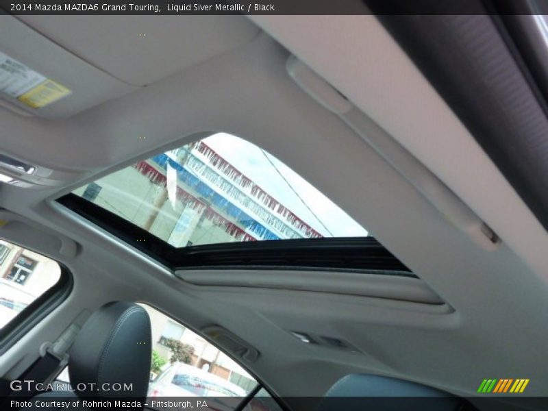 Liquid Siver Metallic / Black 2014 Mazda MAZDA6 Grand Touring
