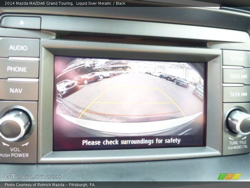 Liquid Siver Metallic / Black 2014 Mazda MAZDA6 Grand Touring
