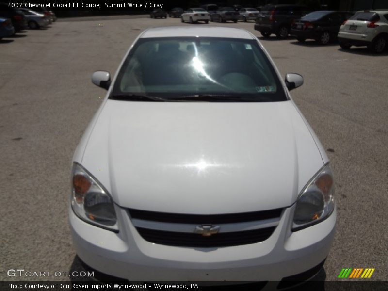 Summit White / Gray 2007 Chevrolet Cobalt LT Coupe