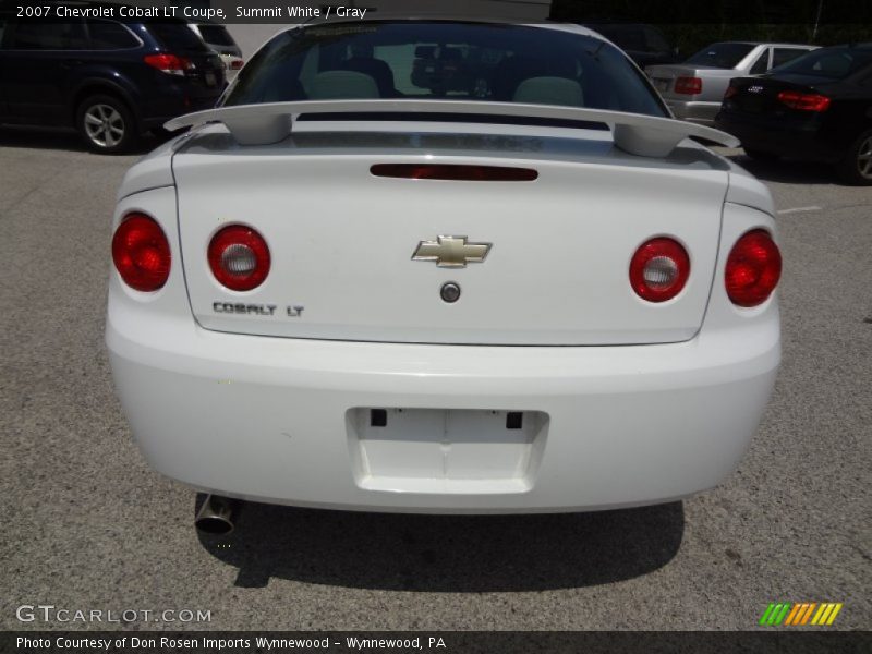 Summit White / Gray 2007 Chevrolet Cobalt LT Coupe