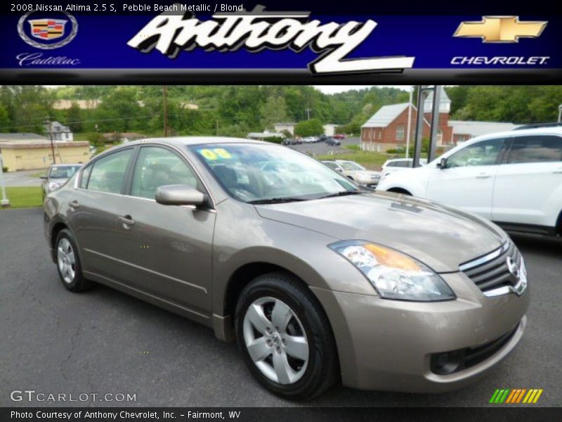 Pebble Beach Metallic / Blond 2008 Nissan Altima 2.5 S