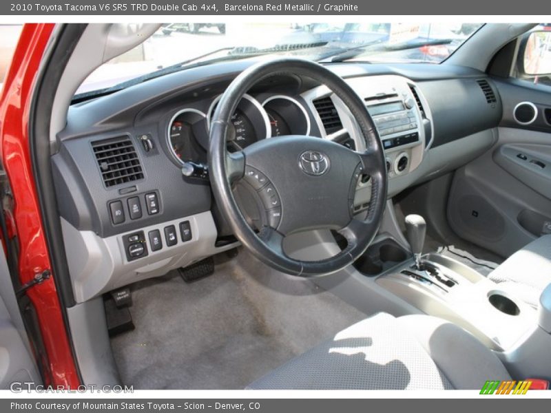 Barcelona Red Metallic / Graphite 2010 Toyota Tacoma V6 SR5 TRD Double Cab 4x4