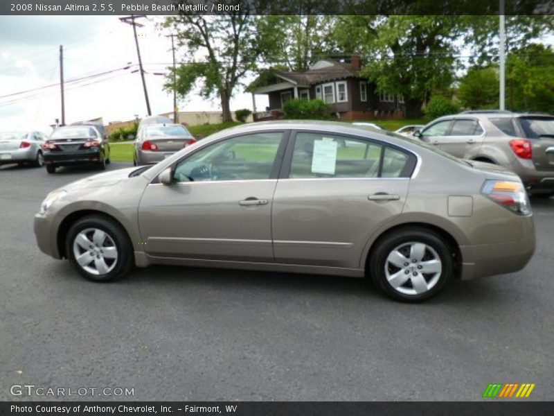 Pebble Beach Metallic / Blond 2008 Nissan Altima 2.5 S