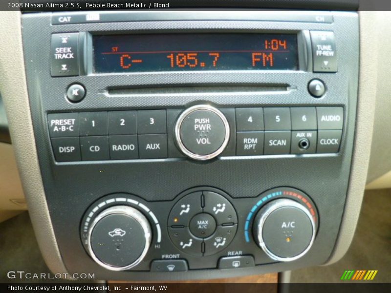 Pebble Beach Metallic / Blond 2008 Nissan Altima 2.5 S