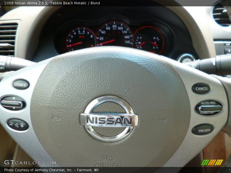 Pebble Beach Metallic / Blond 2008 Nissan Altima 2.5 S