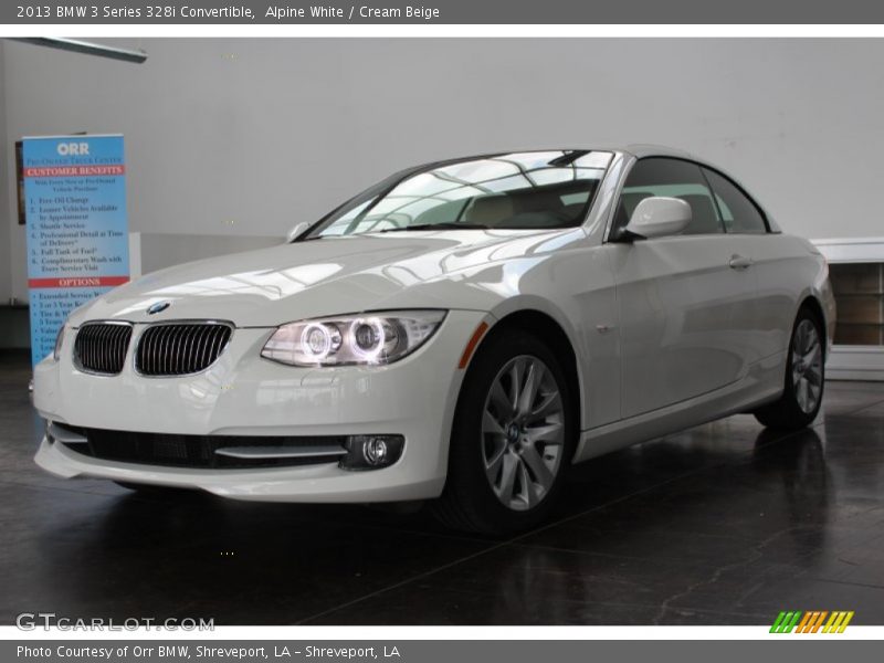 Alpine White / Cream Beige 2013 BMW 3 Series 328i Convertible