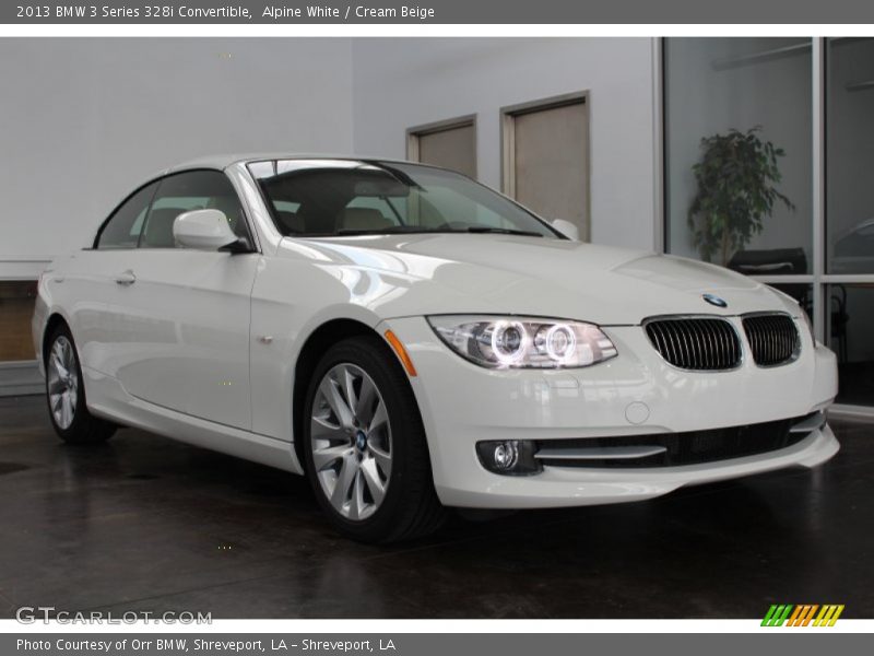 Alpine White / Cream Beige 2013 BMW 3 Series 328i Convertible