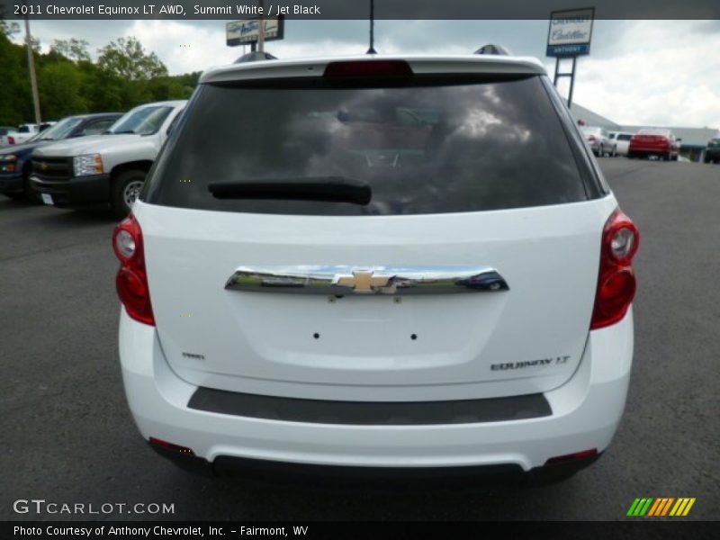 Summit White / Jet Black 2011 Chevrolet Equinox LT AWD