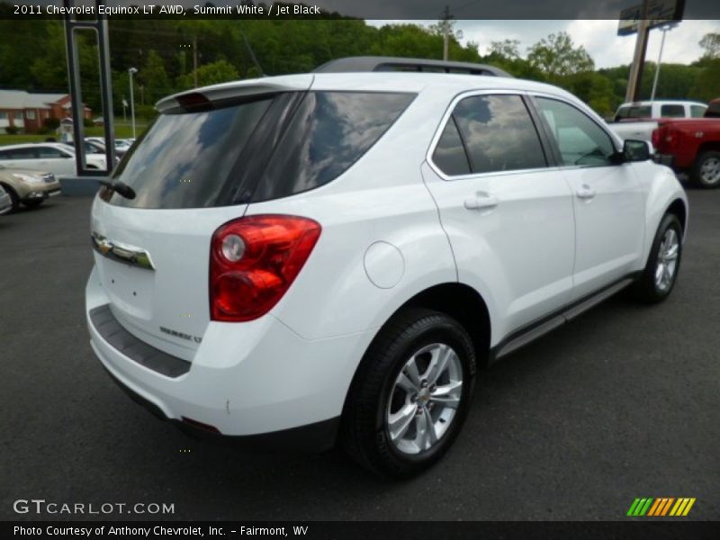 Summit White / Jet Black 2011 Chevrolet Equinox LT AWD