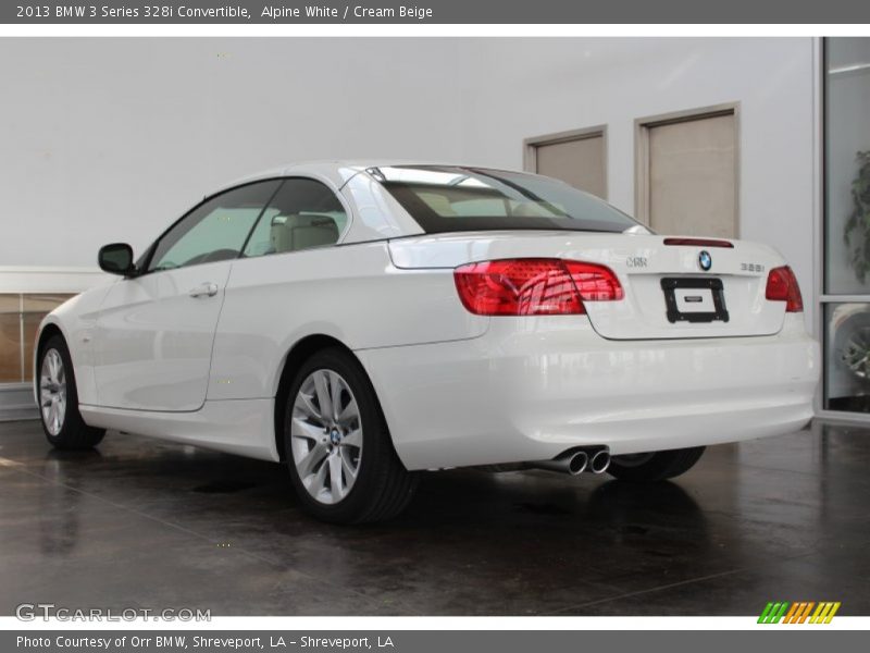 Alpine White / Cream Beige 2013 BMW 3 Series 328i Convertible