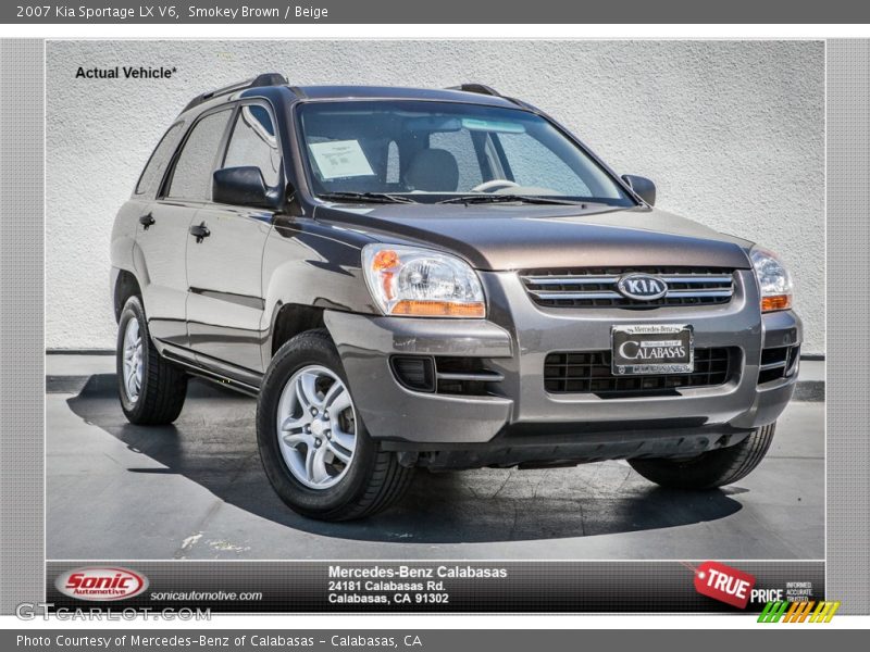 Smokey Brown / Beige 2007 Kia Sportage LX V6