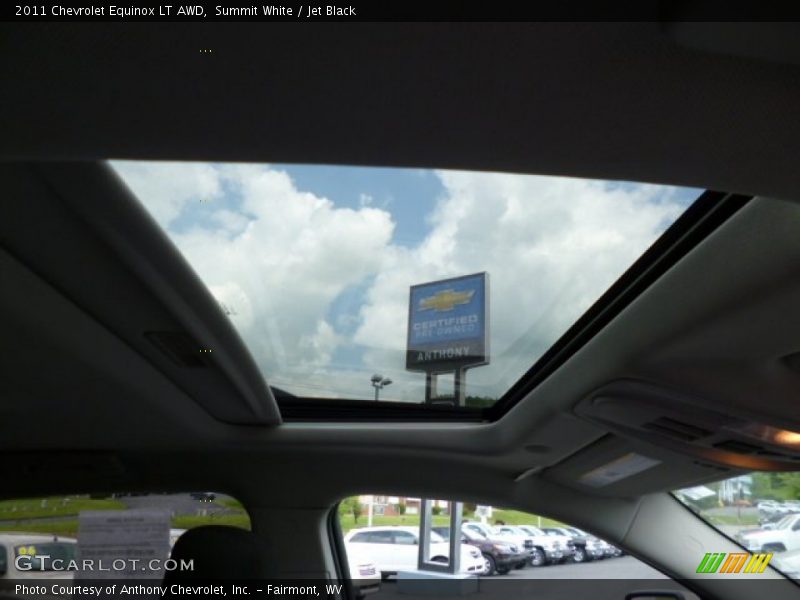 Summit White / Jet Black 2011 Chevrolet Equinox LT AWD