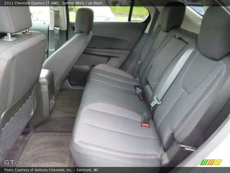 Rear Seat of 2011 Equinox LT AWD