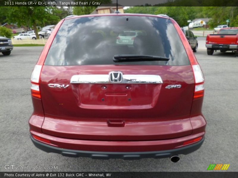 Tango Red Pearl / Gray 2011 Honda CR-V EX-L 4WD