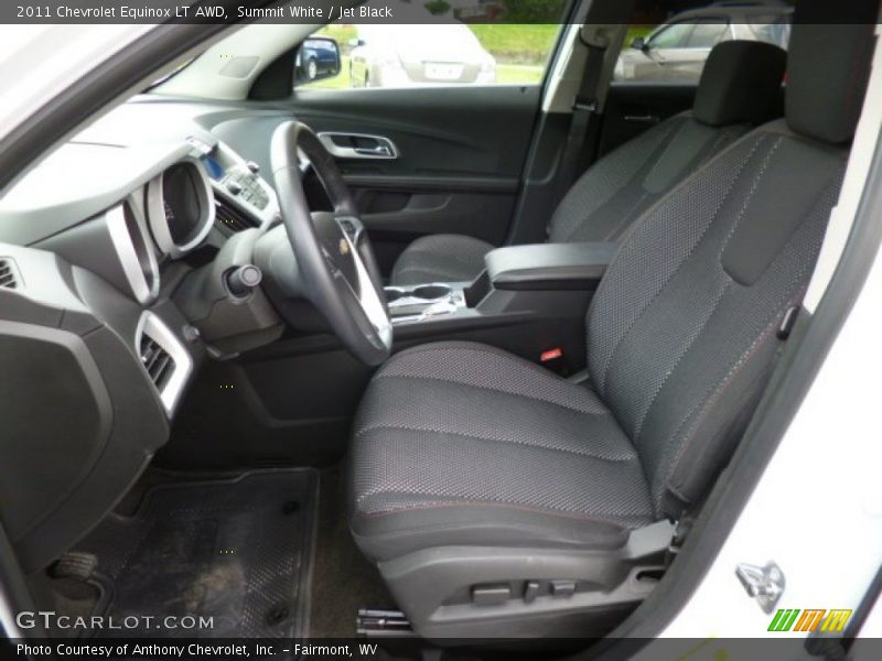 Summit White / Jet Black 2011 Chevrolet Equinox LT AWD
