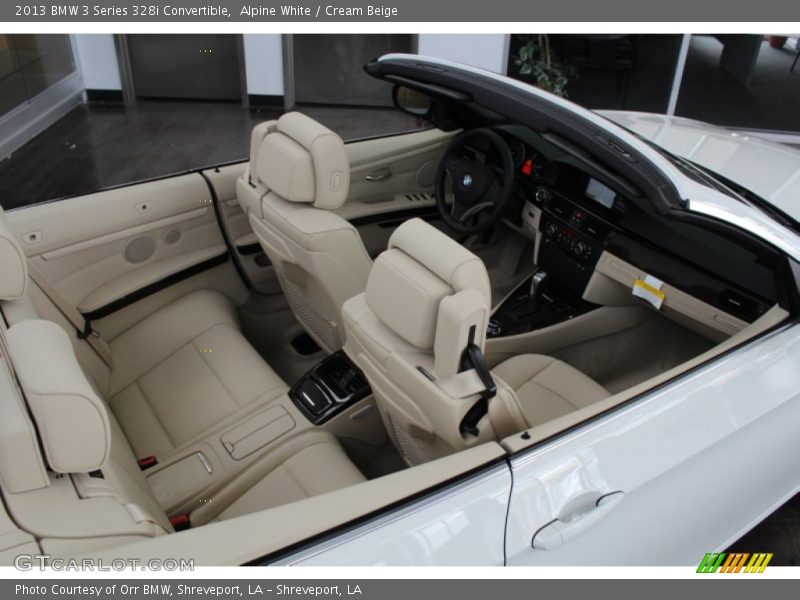 Alpine White / Cream Beige 2013 BMW 3 Series 328i Convertible