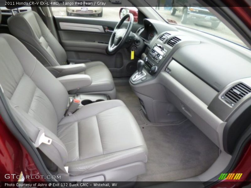 Tango Red Pearl / Gray 2011 Honda CR-V EX-L 4WD