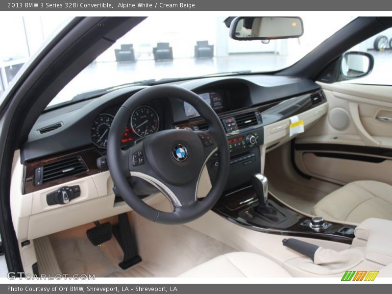Alpine White / Cream Beige 2013 BMW 3 Series 328i Convertible