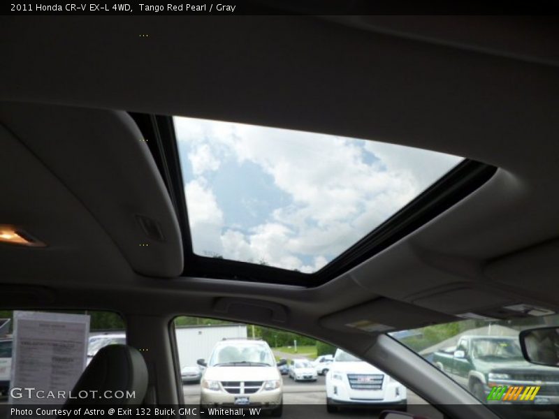 Tango Red Pearl / Gray 2011 Honda CR-V EX-L 4WD