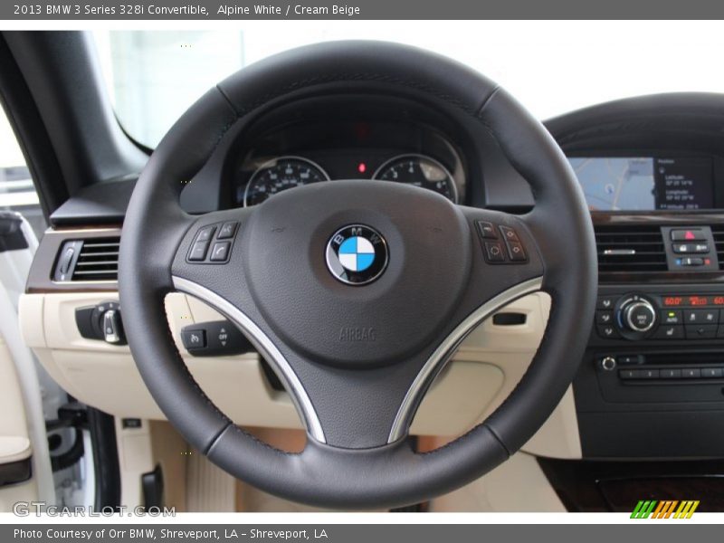 Alpine White / Cream Beige 2013 BMW 3 Series 328i Convertible