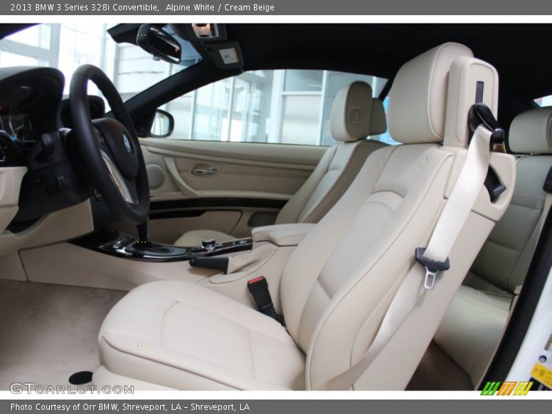 Alpine White / Cream Beige 2013 BMW 3 Series 328i Convertible
