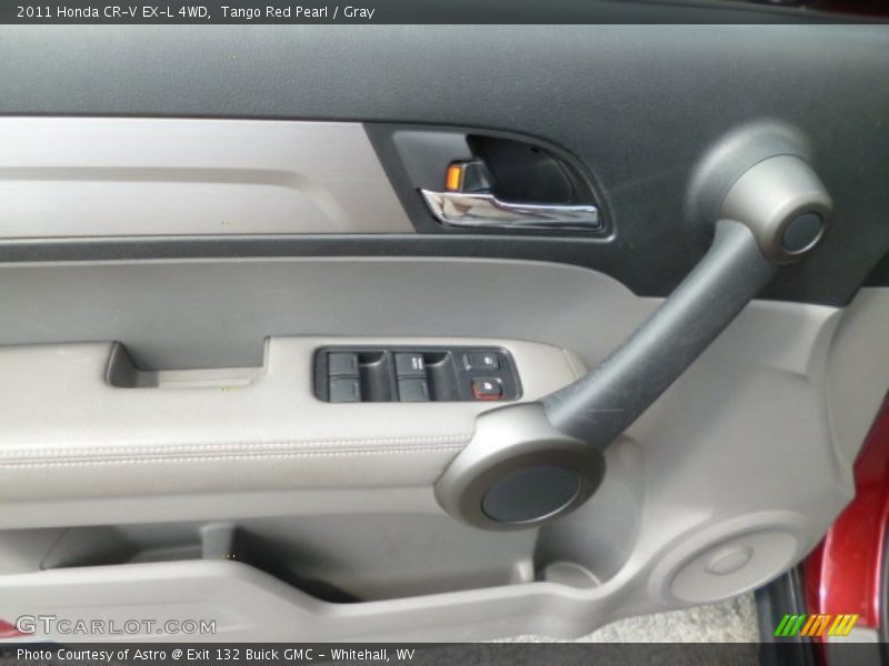 Tango Red Pearl / Gray 2011 Honda CR-V EX-L 4WD