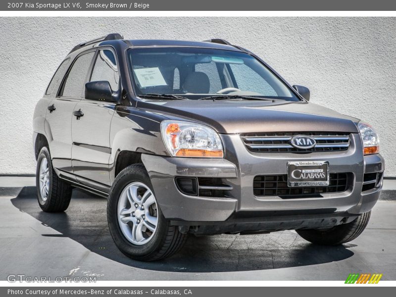Smokey Brown / Beige 2007 Kia Sportage LX V6