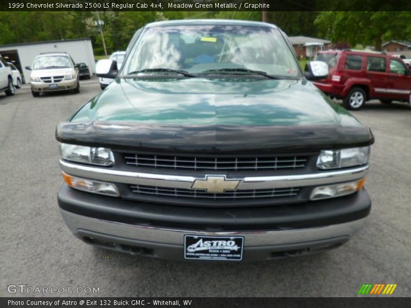 Meadow Green Metallic / Graphite 1999 Chevrolet Silverado 2500 LS Regular Cab 4x4